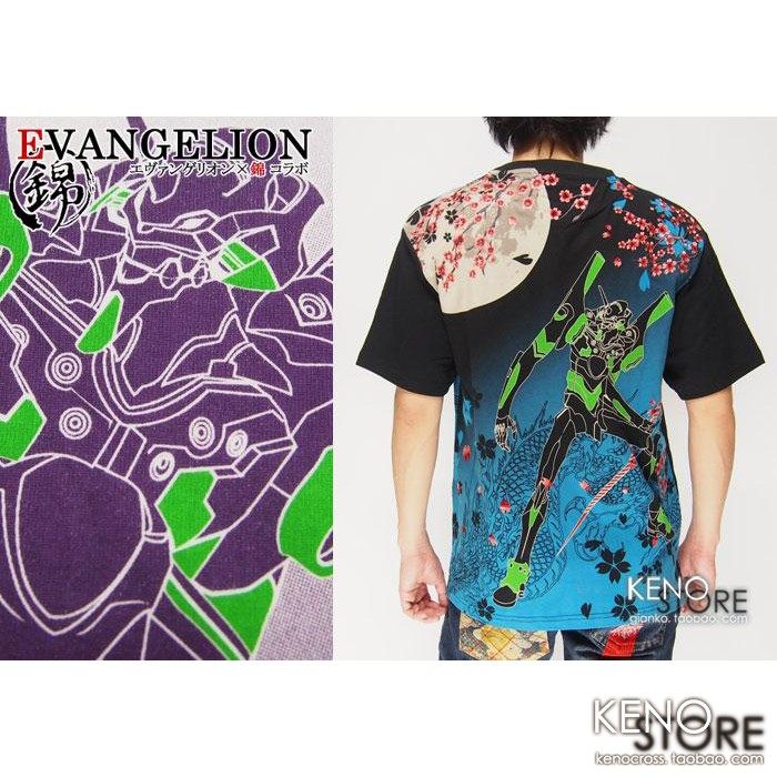 预定 EVA新世纪福音战士 锦 初号机 短袖T恤  TEE刺绣樱花朗枪,模玩/动漫/周边/娃圈三坑/桌游,动漫T恤/鞋帽/服装,淘宝优惠券,粉丝福利购,淘宝优惠卷
