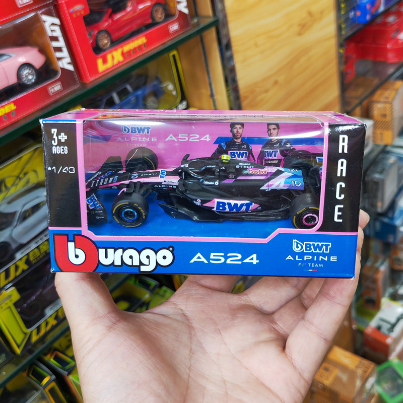 比美高1/43阿尔派F1方程式合金车