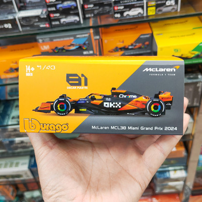 比美高143迈凯伦F1MCL38合金车