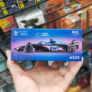 比美高1/43阿尔派F1车模BWT Alpine方程式赛车仿真合金小汽车模型