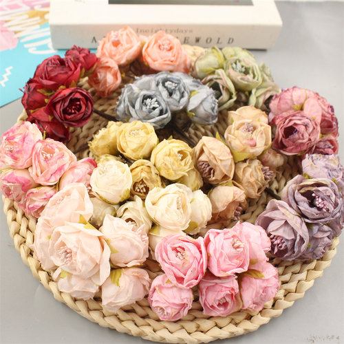 diy手工材料仿真花帽子花