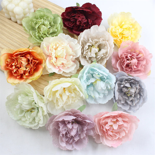 DIY绢花仿真芍药牡丹花朵