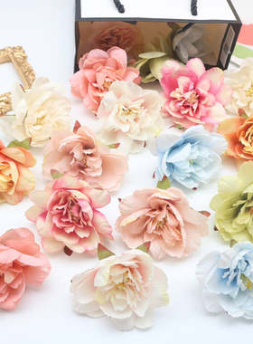 diy手工花环绢花假花婚庆装饰花