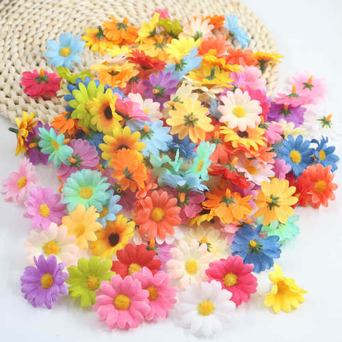 仿真花绢diy向日葵绢花小雏菊