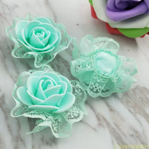 3,5 см моделирование пенопластовая полоса кружевная п.ц. розовая ручная декоративное цветочное кольцо для цветочных фальшивых цветов