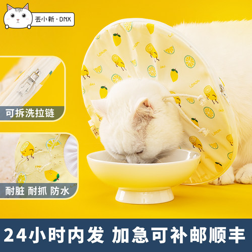 丢小新伊丽莎白圈超轻防水可拆洗