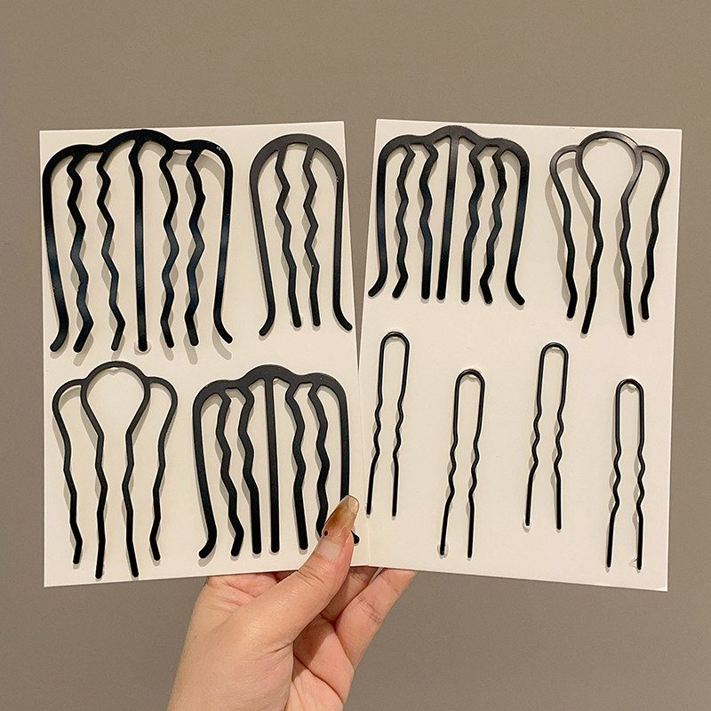 懒人盘发器黑色发簪发插丸子头盘发工具U型插梳编发神器发夹发卡,汽车用品/电子/清洗/改装,汽车文化产品,淘宝优惠券,粉丝福利购,淘宝优惠卷