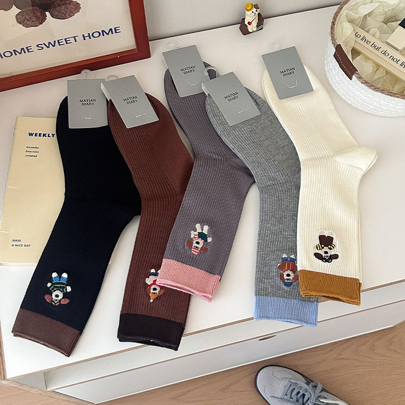 2025秋冬新款中筒袜ins潮袜