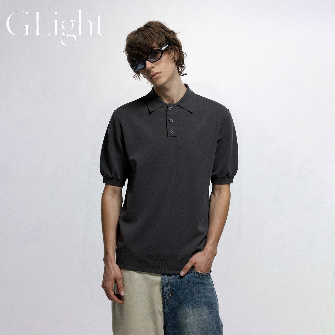 GLight美式高级短袖POLO衫