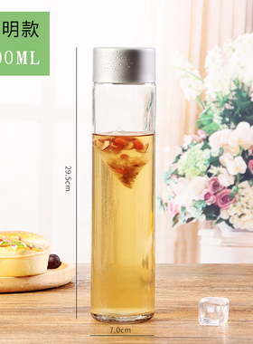 【精英律师同款】玻璃材质空瓶VOSS芙丝矿泉水瓶促销茶袋杯饮料瓶