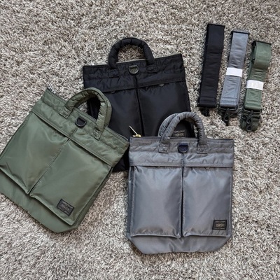 日系吉田TANKER同款大容量斜跨包百搭休闲手提包通勤潮流单肩包