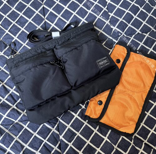 日本吉田PORTER同款FORCE SHOULDER BAG尼龙男女防泼水通勤斜挎包