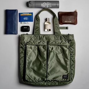 way单肩尼龙大容量托特包休闲包 日本吉田PORTERbag同款 tanker