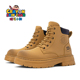 休闲运动鞋 蜡笔小新秋冬高帮皮鞋 男 厚底户外工装 鞋 男鞋 马丁靴女鞋