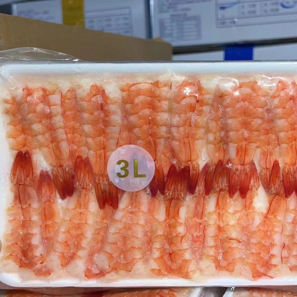 批发3L4L5L寿司虾 去头寿司虾30尾 寿司料理包饭反卷芝士手握白虾