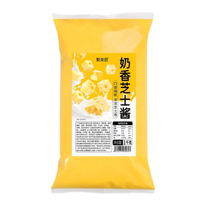 奶香芝士酱1kg*12袋商用整箱韩式风味炸鸡酱奶酪酱专用沙拉酱摆摊
