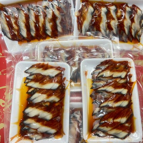 日式烤鳗鱼6克8克/蒲烧烤鳗/寿司鳗片/星鳗片/鳗鱼切片/一盒20片