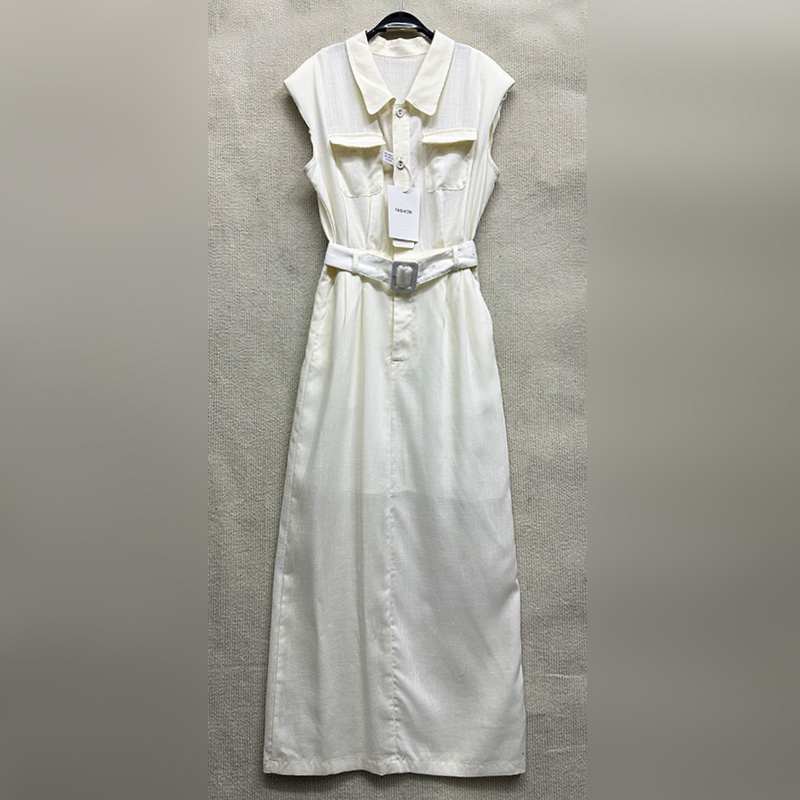 无袖宽松百搭套头A字裙连衣裙