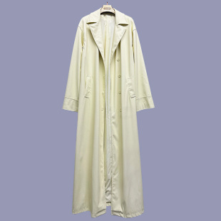 长袖 180高个子女装 皮衣外套气质百搭单排扣PU皮风衣 新款 秋冬季