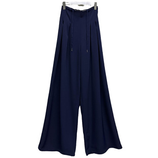 春夏秋季女装175高个子新款时尚宽松垂感显瘦高腰阔脚西装休闲裤