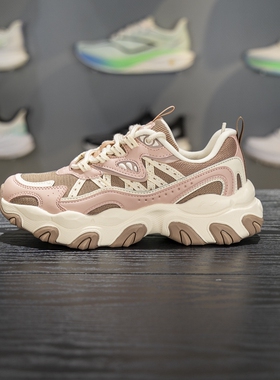 李宁猫爪LITE 3 联名休闲鞋女子2025新款厚底老爹鞋AGCV390