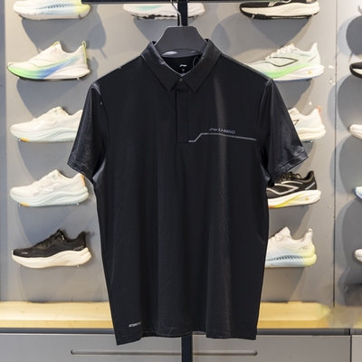 李宁短袖POLO衫冰感舒适防晒