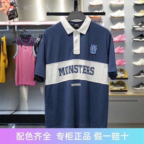 李宁短袖POLO衫吸湿排汗透气