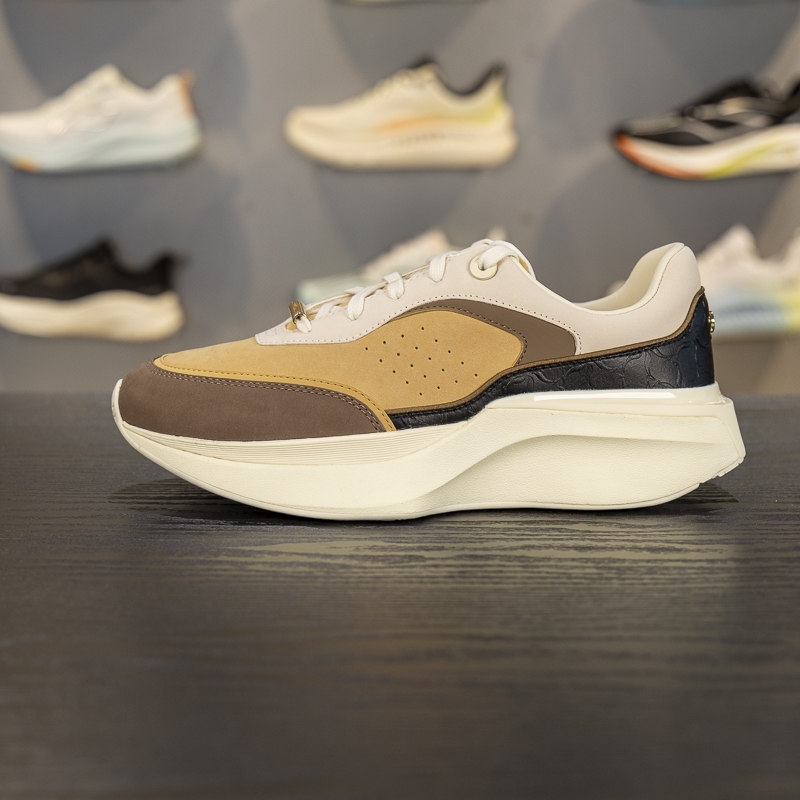 李宁减震回弹男子系带休闲鞋