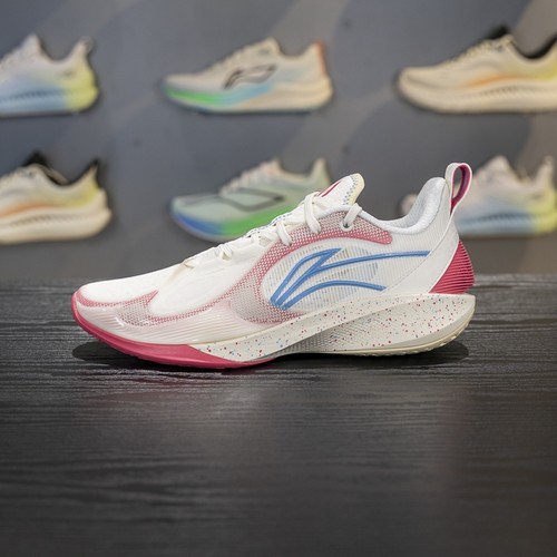 李宁闪凌2V2篮球鞋2025秋季新品男子轻量高回弹篮球场地鞋ABPV003