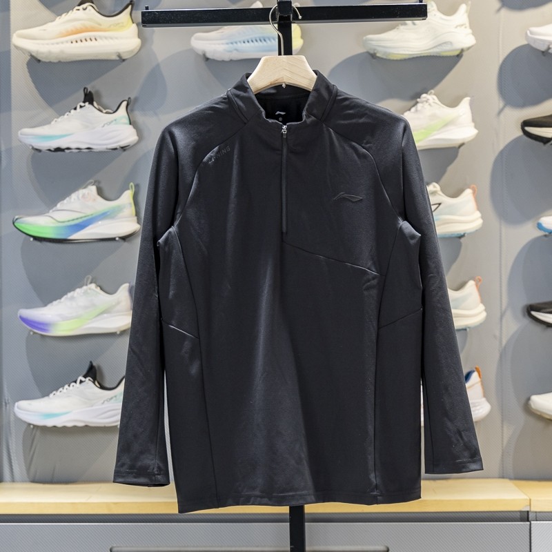 李宁男子长袖T恤2025秋季新款健身系列舒适透气套头卫衣ATLV313,运动服/休闲服装,运动T恤,淘宝优惠券,粉丝福利购,淘宝优惠卷