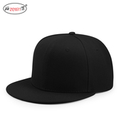 大码 棒球帽子男春秋嘻哈平沿帽加大头围街舞帽男户外休闲平檐帽潮
