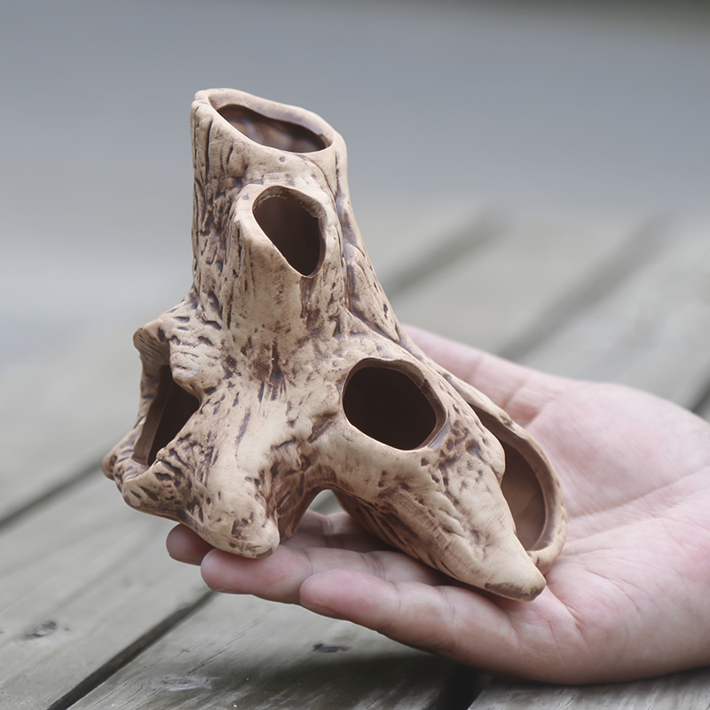 鱼缸造景躲避屋异型创意陶瓷