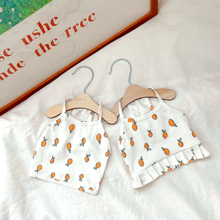 宠物狗狗情侣装春夏泰迪比熊吊带小型犬裙子可爱猫咪服饰博美背心