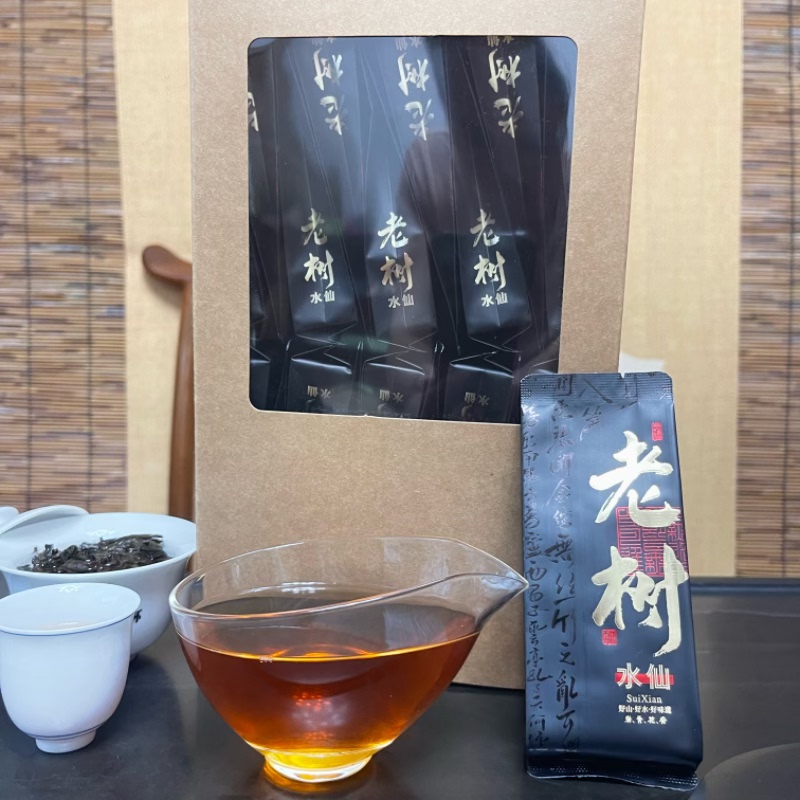 武夷岩茶大红袍老树水仙2025新茶叶粽叶香水仙乌龙茶茶农批发