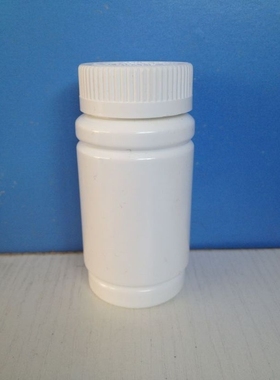 HDPE120ml环宇白色竹节固体药用塑料瓶 胶囊片剂瓶 食品分装瓶