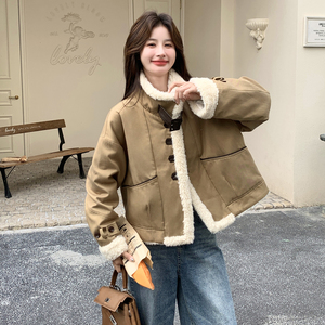新款 大货已出 工装毛毛内胆90绒羽绒服2621-P295控448图片