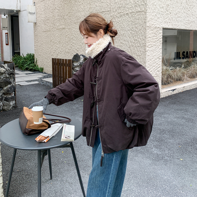 新款大货已出派克毛毛领内胆90绒羽绒服2630-P335控498，女装羽绒服，拾菱