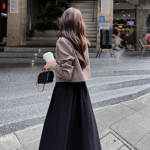 【新款现货】格子西装吊带裙套装两件套163-9977-P135-控188,女装套装/套裙,拾菱