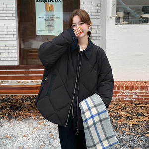 现货 数据好 90绒牛仔拼接羽绒服163-N181-P295控438图片