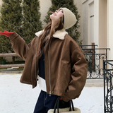 新款大货已出麂皮绒内胆90绒羽绒服2667-P285控428，女装羽绒服，拾菱