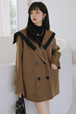 现货不起球学院风毛呢外套163-6008-P160-控228，女装毛呢外套，拾菱