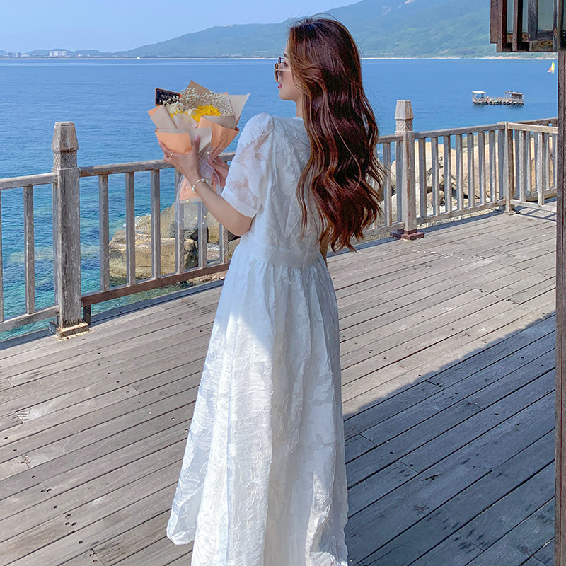 现货新款 爆款数据 剪花特殊面料连衣裙163-6687-P105-控158图片