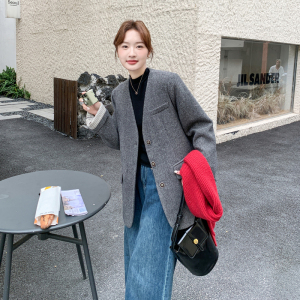 新款 数据好 西装90绒羽绒服2611-P265控398图片