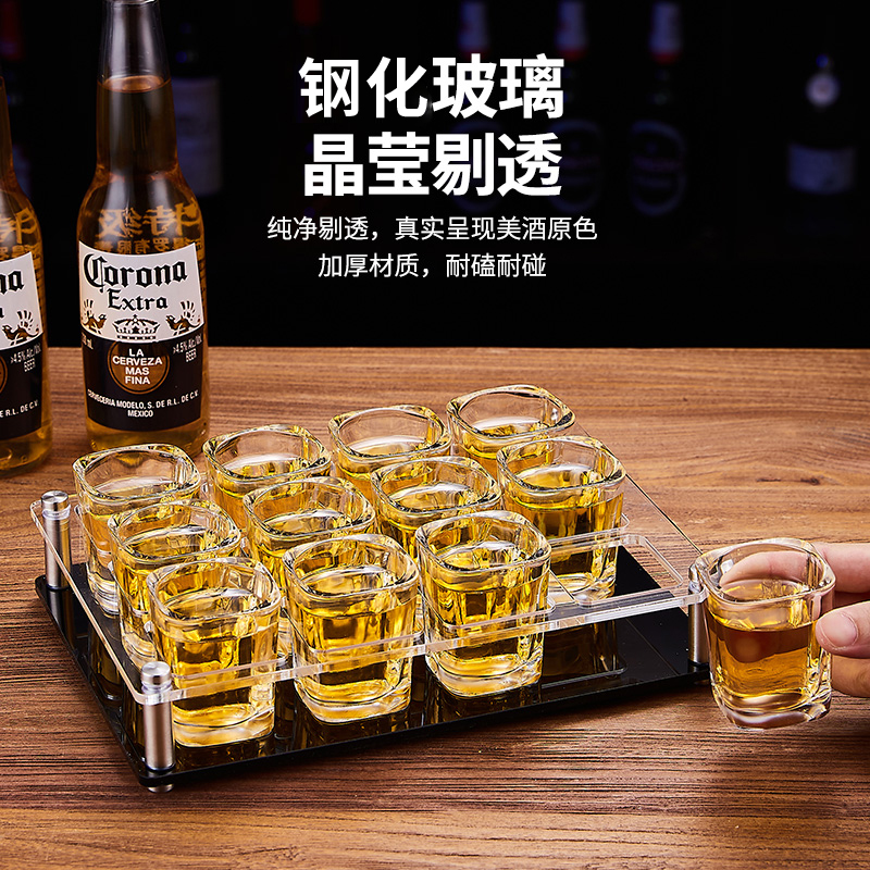 钢化玻璃啤酒杯套装工厂直销