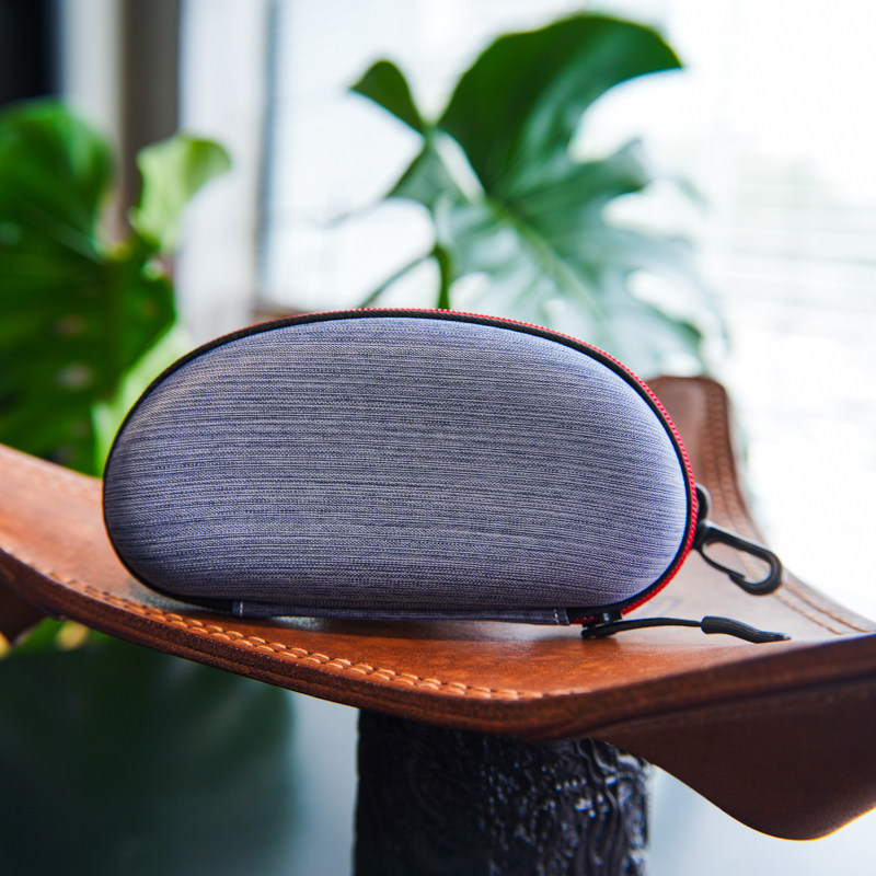 EVA抗压拉链墨镜泳镜眼镜盒 高颜值休闲运动便携挂钩太阳镜收纳盒