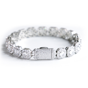 逆爱池骋田栩宁同款铜材质方糖锆石方形手链送男友送女友礼物女款