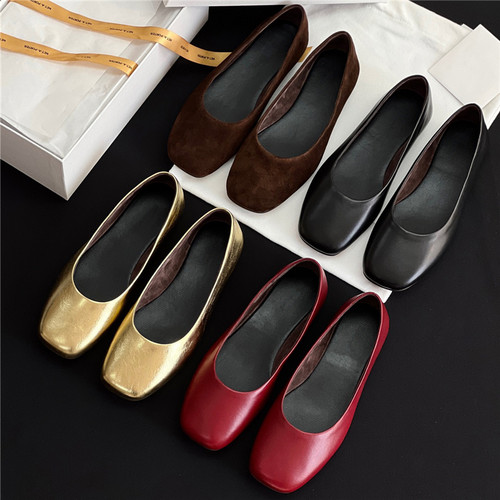 ANDS MB THE ROW 开春小单鞋女2025新款平底护士工作鞋 外贸 原单