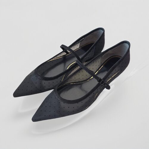 ANDS BCA TB 纯原单鞋外贸玛丽珍女鞋真皮芭蕾平底鞋气质尖头上班