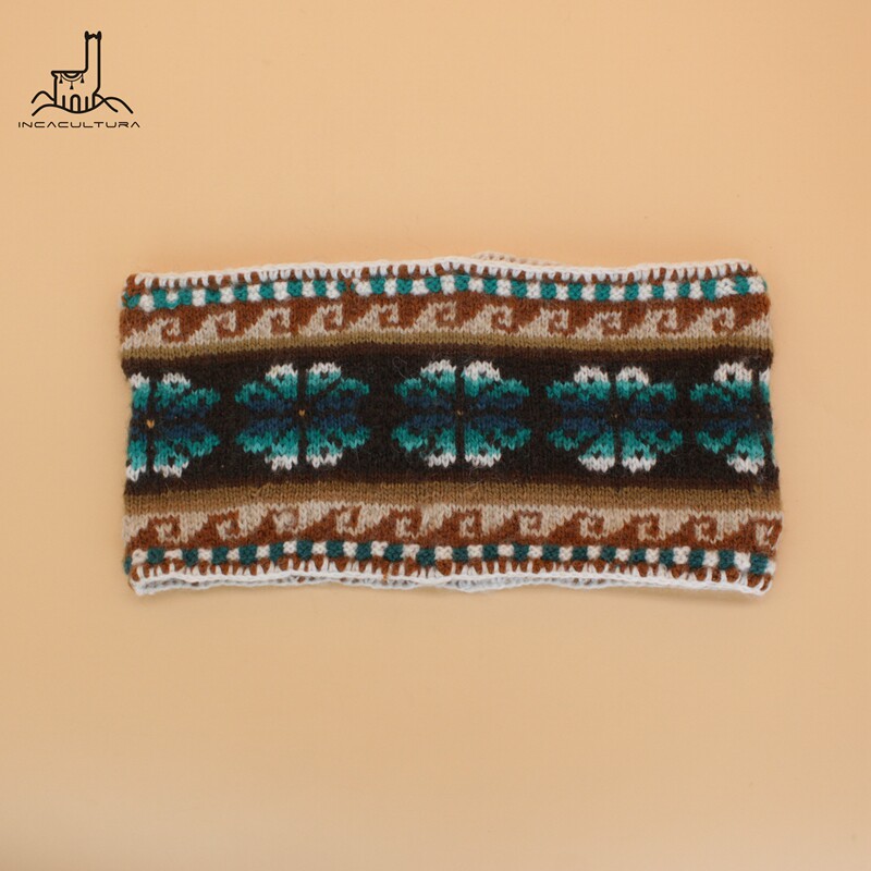 秘鲁进口纪念品羊驼毛手工编织发带民族发饰南美洲特色发束