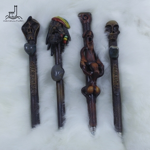 PERU秘鲁进口印第安文化水写笔写字笔创意文具整蛊搞怪笔